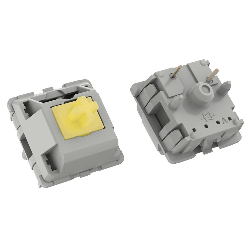 DUROCK Sunflower T1 Tactile Switches, Pom T1 67g Tactile Keyboard Switch, 5 Pins Pre-Lubed Mechanical Keyboard Switches ( Sunflowers, 110pcs) - Image 5